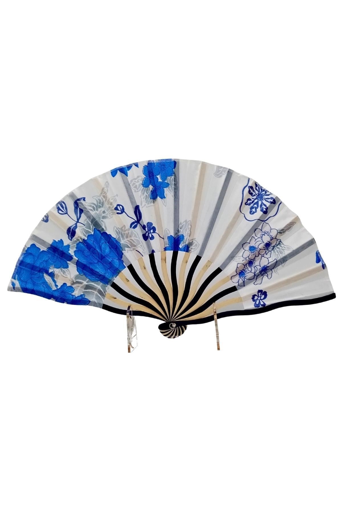 JaponyaDünyadan HediyelerDNY-HD100775Keskin Hediyelik Eşya Ve TekstilJapon Bambu Kumaş Yelpaze Çanta Boy Stant Hediyeli No.93