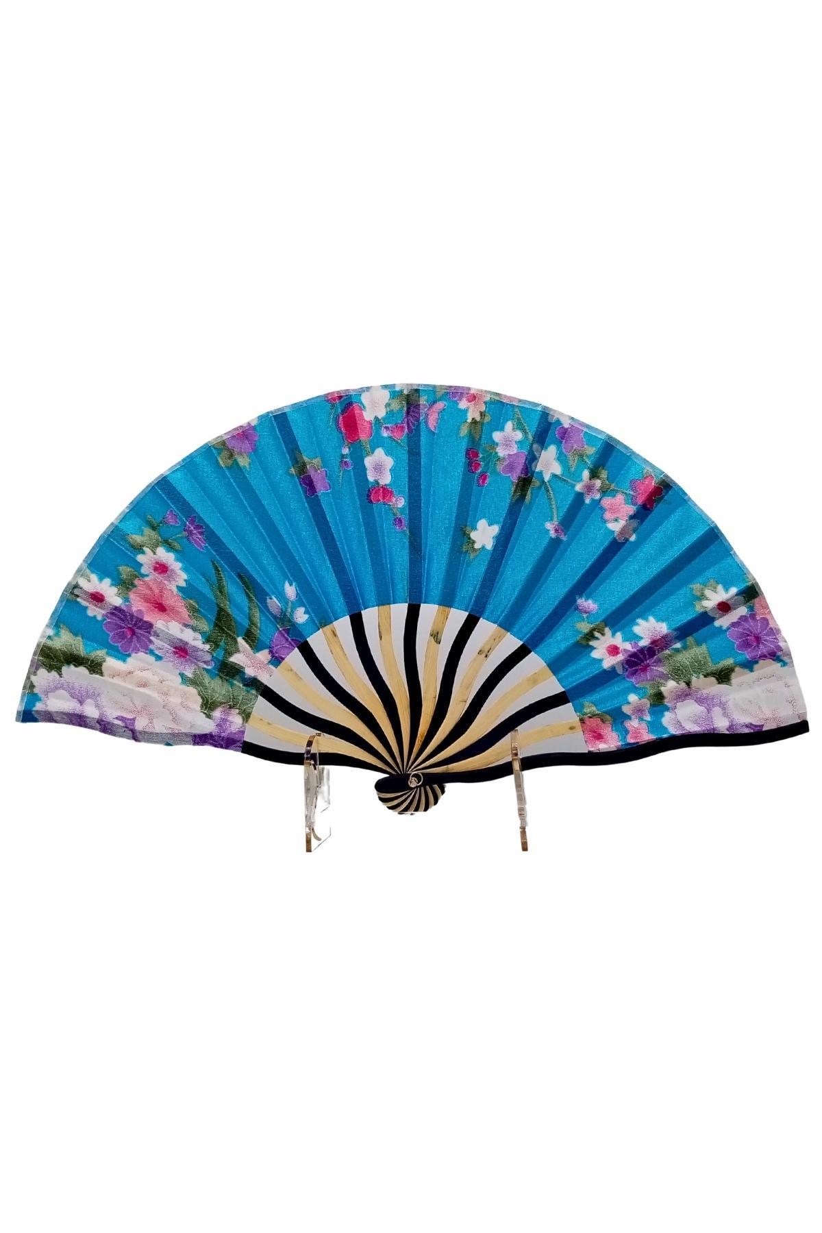 JaponyaDünyadan HediyelerDNY-HD100782Keskin Hediyelik Eşya Ve TekstilJapon Bambu Kumaş Yelpaze Çanta Boy Stant Hediyeli No.100