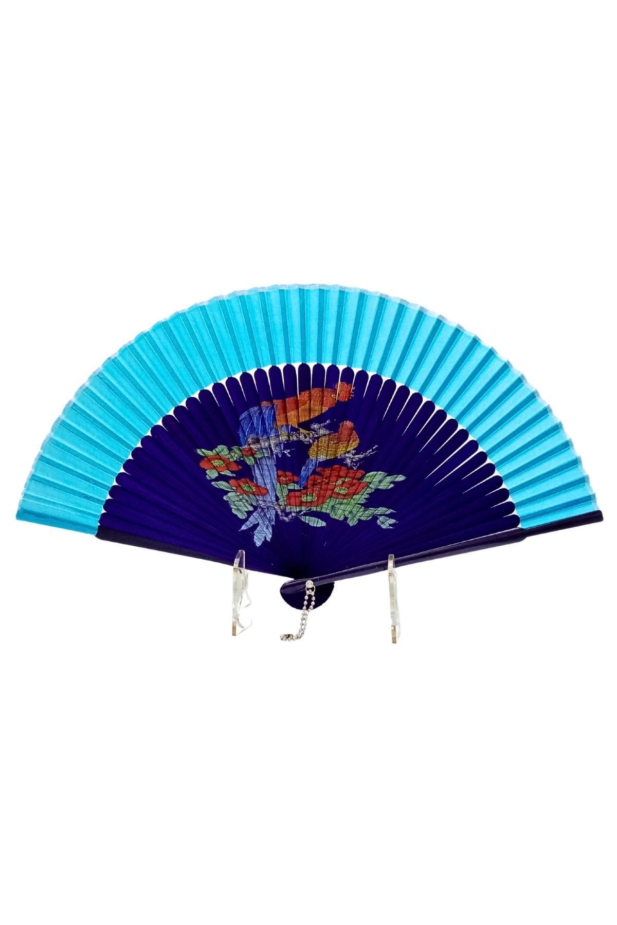 JaponyaDünyadan HediyelerDNY-HD100783Keskin Hediyelik Eşya Ve TekstilJapon Bambu Kumaş Yelpaze Çanta Boy Stant Hediyeli No.101