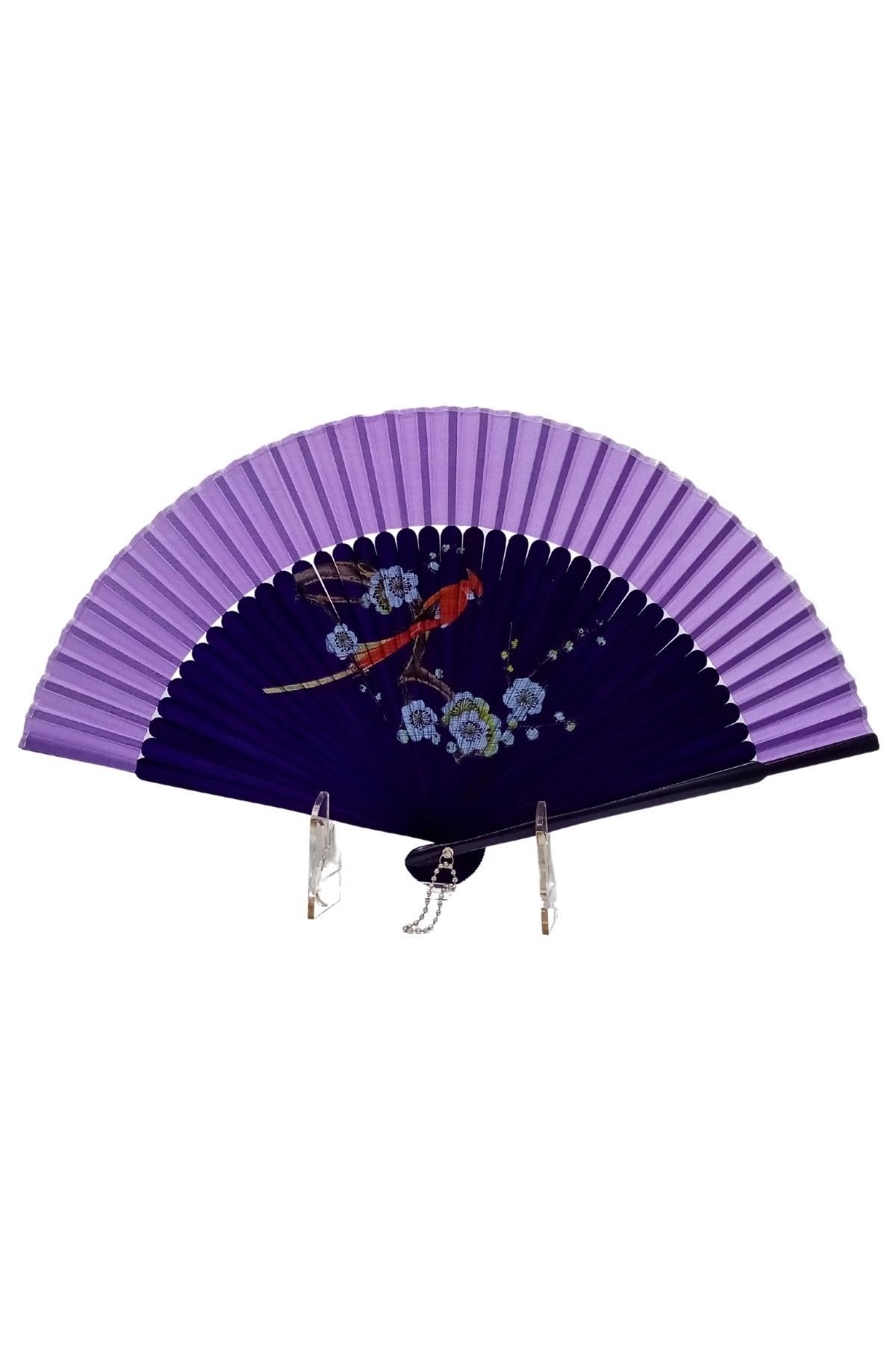 JaponyaDünyadan HediyelerDNY-HD100784Keskin Hediyelik Eşya Ve TekstilJapon Bambu Kumaş Yelpaze Çanta Boy Stant Hediyeli No.102