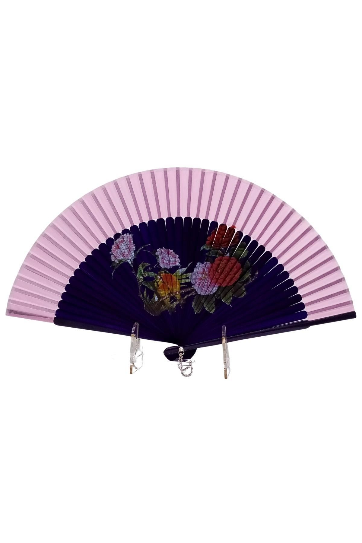 JaponyaDünyadan HediyelerDNY-HD100785Keskin Hediyelik Eşya Ve TekstilJapon Bambu Kumaş Yelpaze Çanta Boy Stant Hediyeli No.103