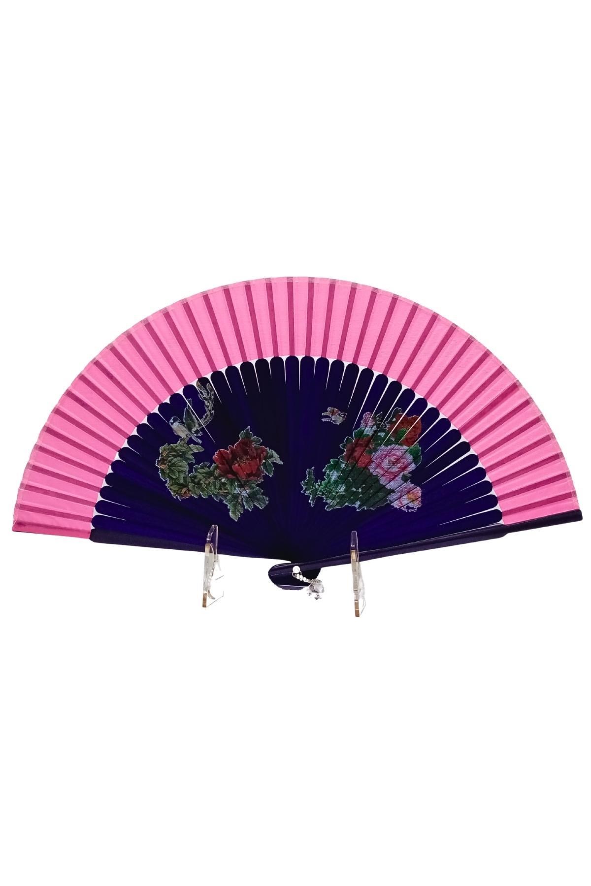 JaponyaDünyadan HediyelerDNY-HD100792Keskin Hediyelik Eşya Ve TekstilJapon Bambu Kumaş Yelpaze Çanta Boy Stant Hediyeli No.110