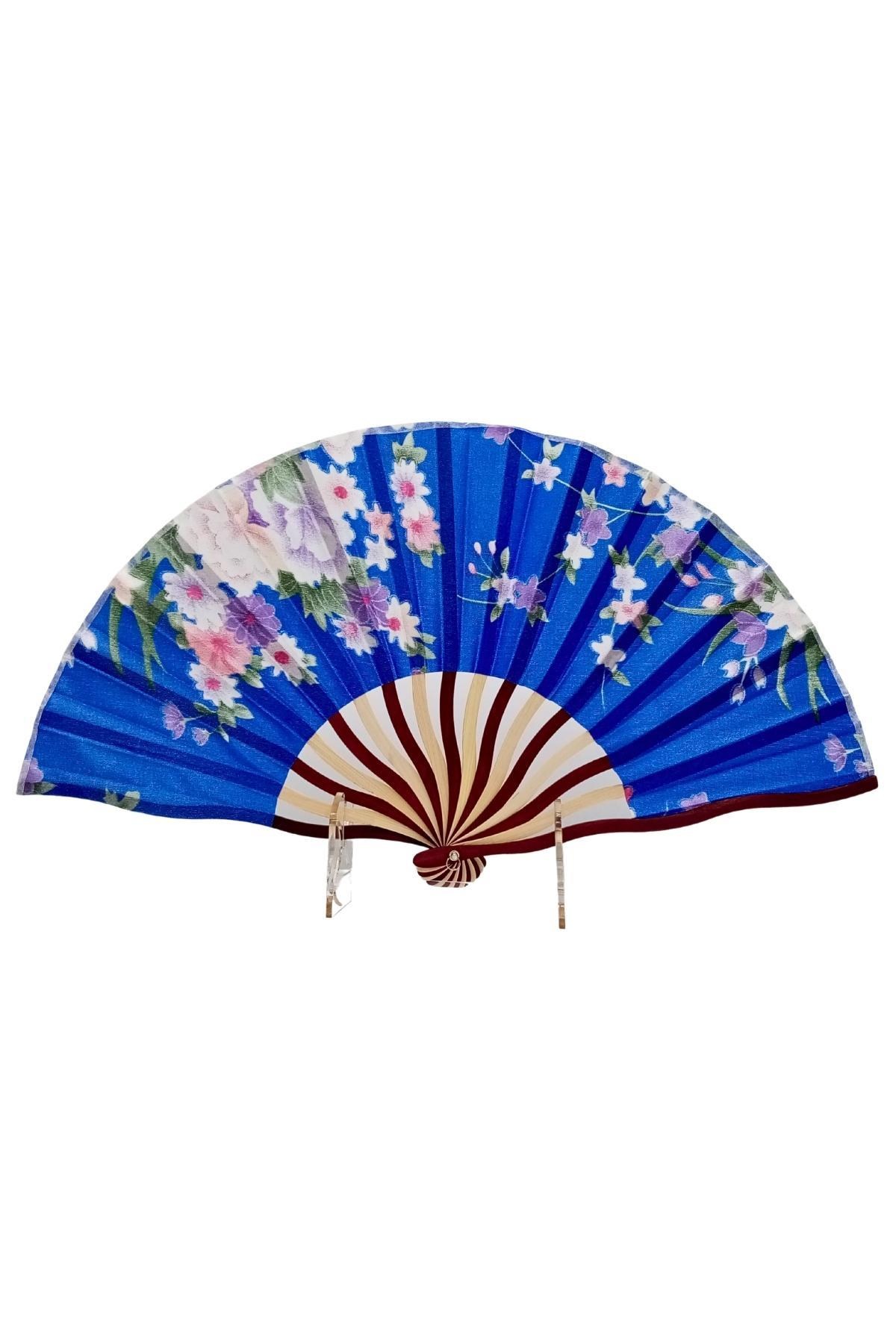 JaponyaDünyadan HediyelerDNY-HD100796Keskin Hediyelik Eşya Ve TekstilJapon Bambu Kumaş Yelpaze Çanta Boy Stant Hediyeli No.114
