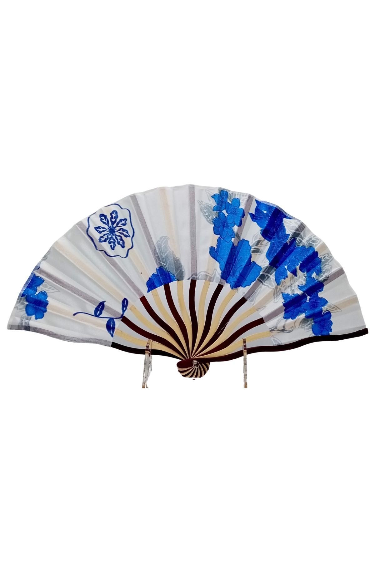 JaponyaDünyadan HediyelerDNY-HD100797Keskin Hediyelik Eşya Ve TekstilJapon Bambu Kumaş Yelpaze Çanta Boy Stant Hediyeli No.115