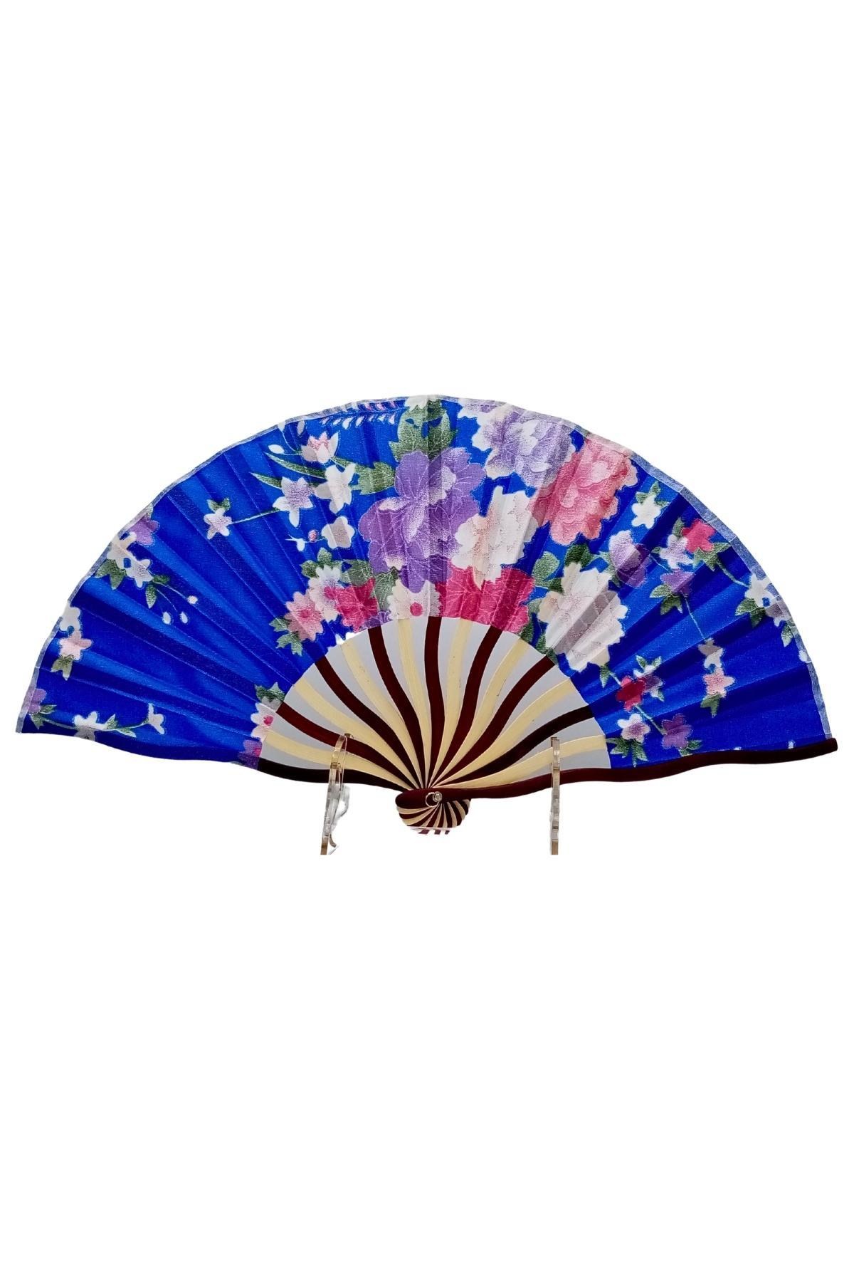 JaponyaDünyadan HediyelerDNY-HD100798Keskin Hediyelik Eşya Ve TekstilJapon Bambu Kumaş Yelpaze Çanta Boy Stant Hediyeli No.116