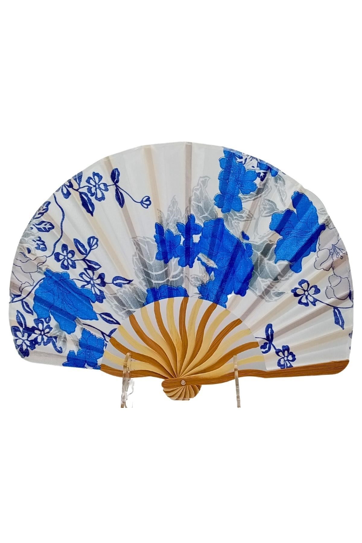 JaponyaDünyadan HediyelerDNY-HD100812Keskin Hediyelik Eşya Ve TekstilJapon Bambu Kumaş Yelpaze Çanta Boy Stant Hediyeli No.130