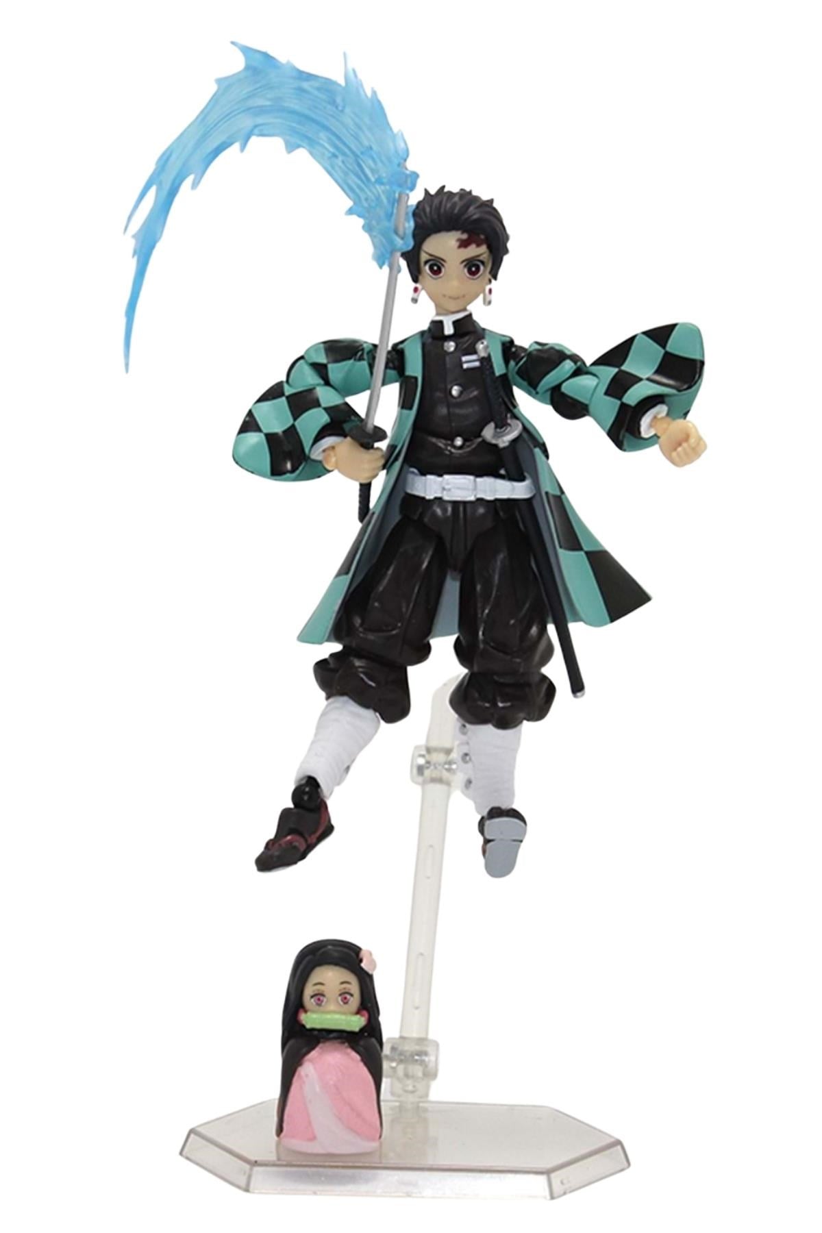 JaponyaDünyadan HediyelerDNY-HDYKSK5311Keskin Hediyelik Eşya Ve TekstilAnime Demon Slayer Tanjiro Figürü 14 Cm Alk5311