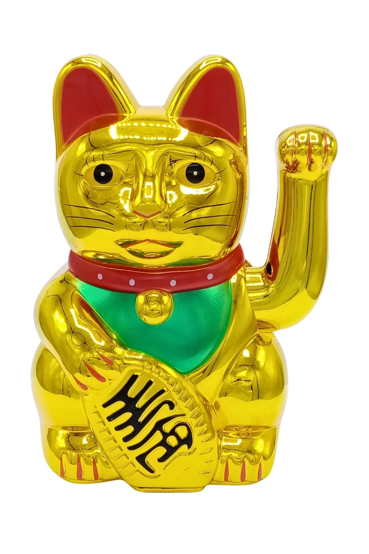 JaponyaDünyadan HediyelerDNY-HDYKSKALK2933Keskin Hediyelik Eşya Ve TekstilManeki Neko El Sallayan Şans Kedisi Pilli No.3 Alk2933