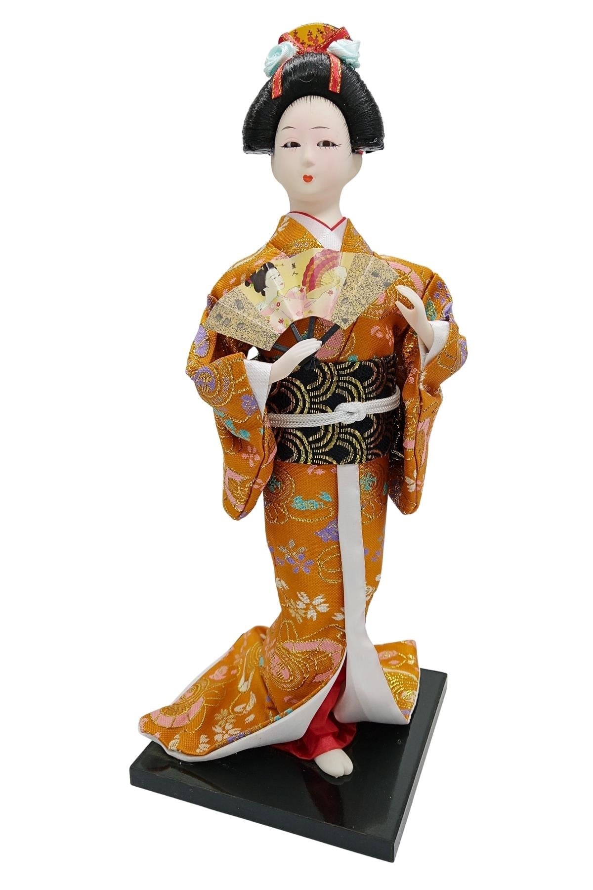 JaponyaDünyadan HediyelerDNY-HDZMRT08Keskin Hediyelik Eşya Ve TekstilJapon Kimonolu Geyşa Bebek Biblo 30 cm No.8