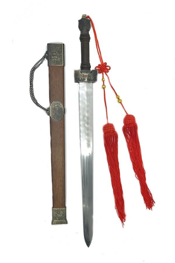 JaponyaDünyadan HediyelerKSK-010S4-1Keskin Hediyelik Eşya Ve TekstilDekoratif Japon Kanji İşlemeli Metal Kılıç 80 cm