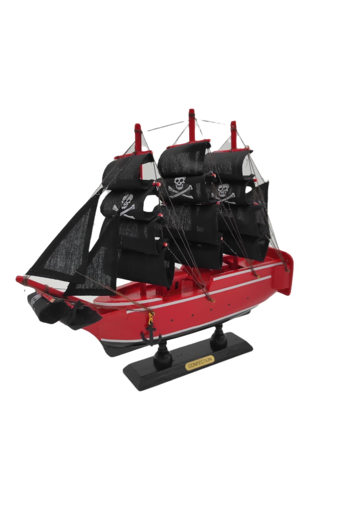 KarayiplerDünyadan HediyelerDNY-HD100214Keskin Hediyelik Eşya Ve TekstilDekoratif Ahşap El Yapımı Yelkenli Korsan Gemisi
