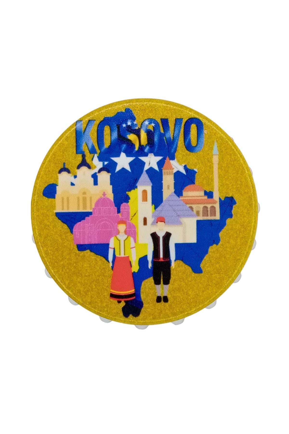 KosovaDünyadan HediyelerDNY-HD100946Keskin Hediyelik Eşya Ve TekstilKosova Temalı Magnet Kapak Açacak