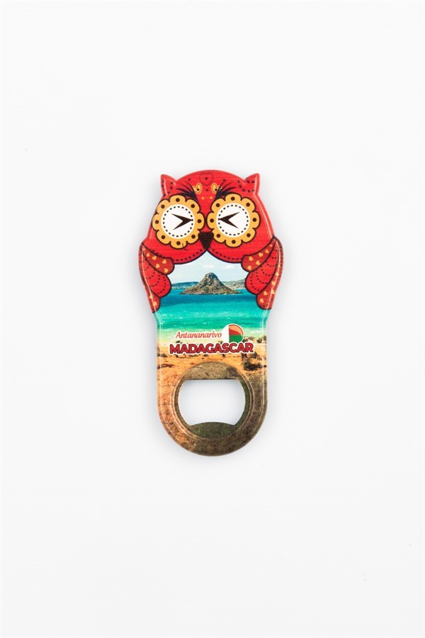 MadagaskarDünyadan HediyelerMGNTBYKŞACK-10254Keskin Hediyelik Eşya Ve TekstilMadagaskar Temalı Baykuş Magnet Kapak Açacak