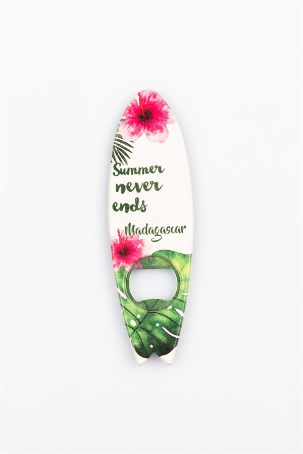 MadagaskarDünyadan HediyelerMGNTSRFACK-5162Keskin Hediyelik Eşya Ve TekstilMadagaskar Temalı Magnet Sörf Açacak