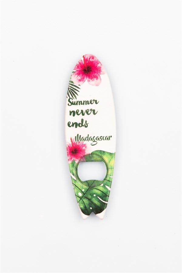 MadagaskarDünyadan HediyelerMGNTSRFACK-5162Keskin Hediyelik Eşya Ve TekstilMadagaskar Temalı Magnet Sörf Açacak