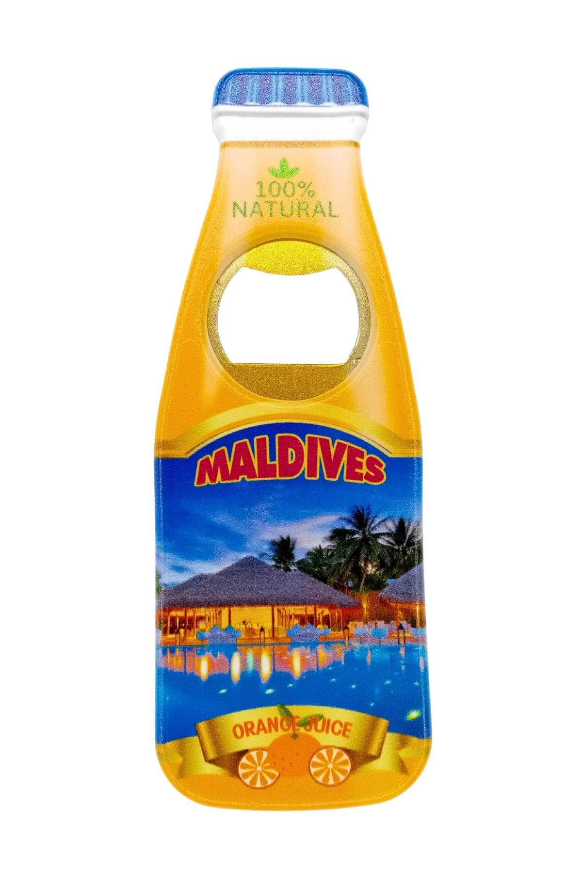 MaldivlerDünyadan HediyelerDNY-HD101029Keskin Hediyelik Eşya Ve TekstilMaldivler Temalı Magnet Şişe Açacak