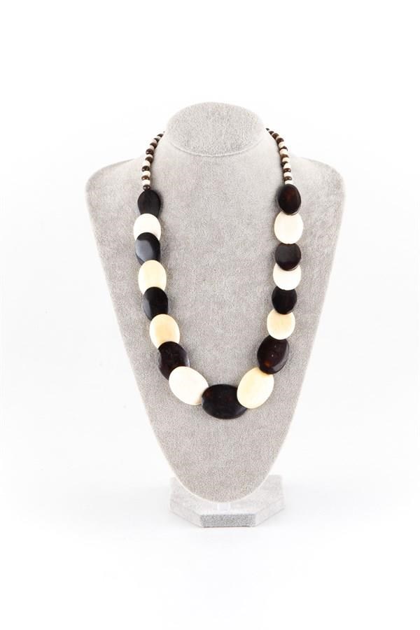 NijeryaDünyadan HediyelerKLYKSK100935Keskin Hediyelik Eşya Ve TekstilOval Suni Kemik Etnik Kolye No.3