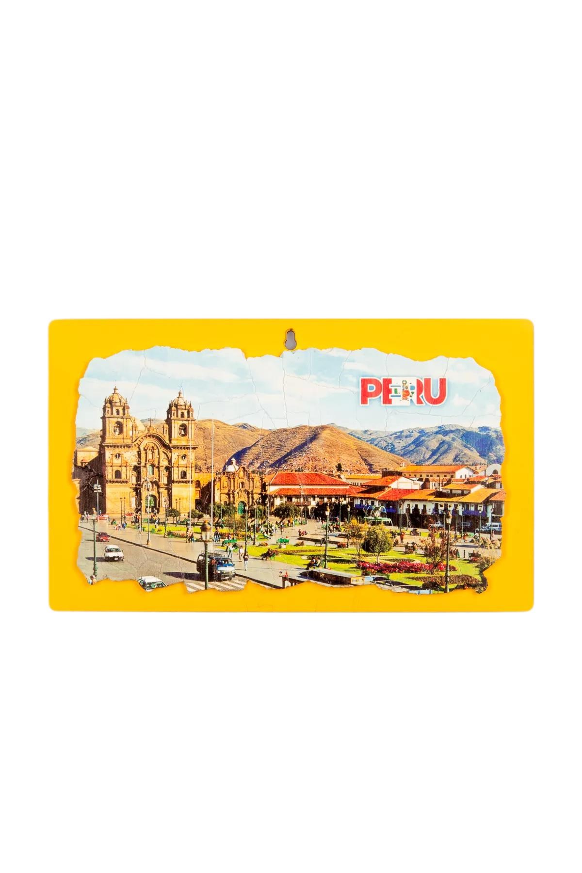 PeruDünyadan HediyelerDNY-HD100157Keskin Hediyelik Eşya Ve TekstilPeru Temalı Ahşap Fresco Tablo No.1