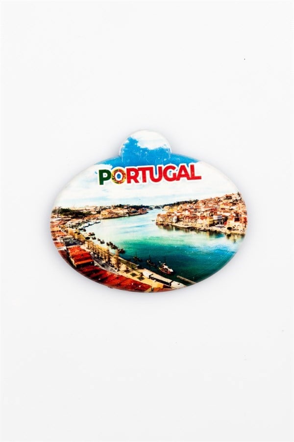 PortekizDünyadan HediyelerKRTSOVLMGNT-546Keskin Hediyelik Eşya Ve TekstilPortekiz Coimbra Mondego Nehri Oval Magnet