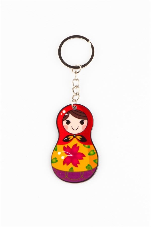 RusyaDünyadan HediyelerANHT-MTSK01Keskin Hediyelik Eşya Ve TekstilMatruşka Bebek Anahtarlık