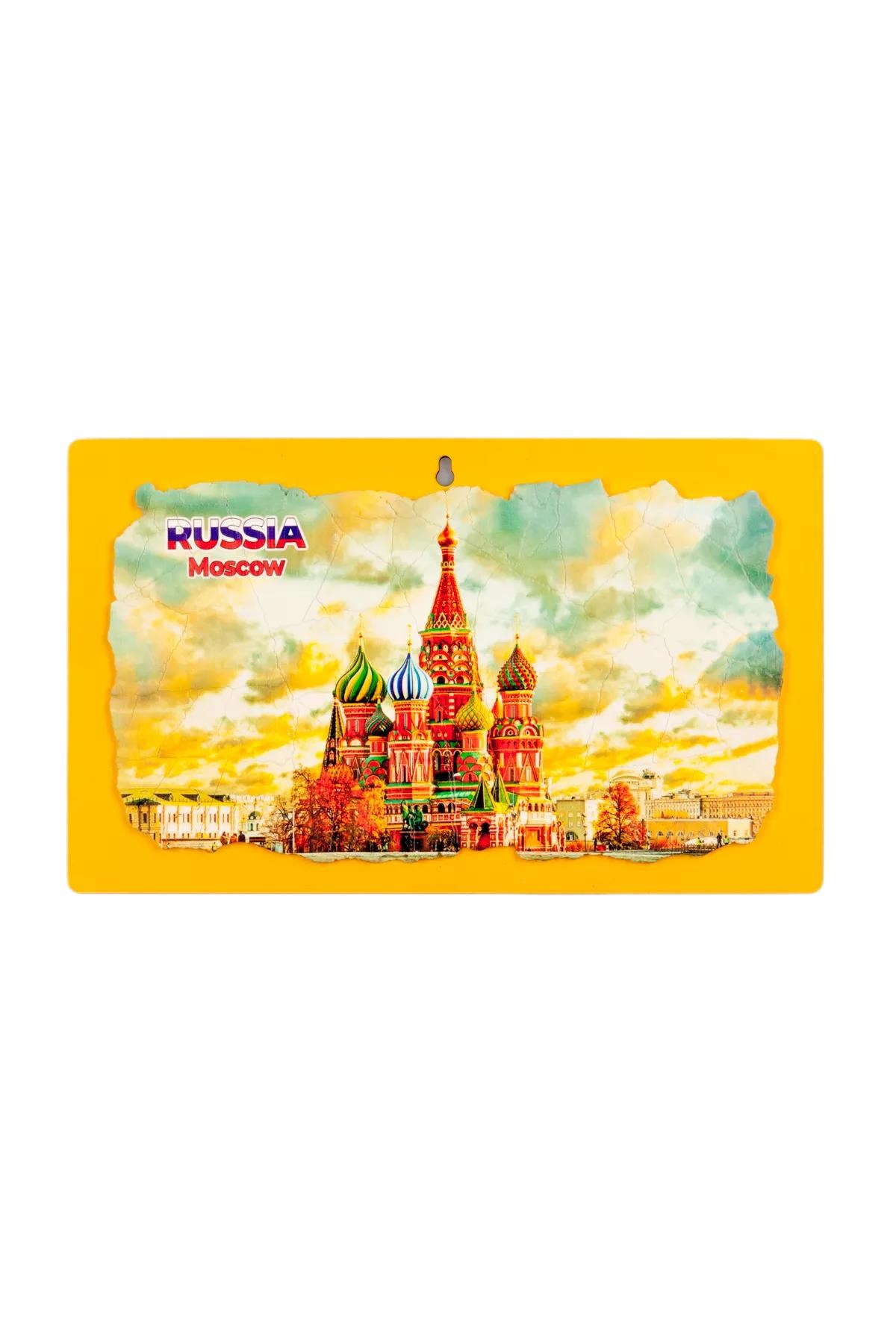 RusyaDünyadan HediyelerDNY-HD100159Keskin Hediyelik Eşya Ve TekstilRusya Moskova Temalı Ahşap Fresco Tablo No.1