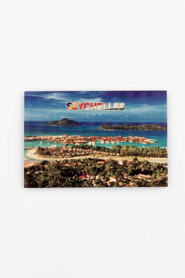 SeyşellerDünyadan HediyelerAHŞPKRTPSTL-3120Keskin Hediyelik Eşya Ve TekstilSeyşeller Temalı Ahşap Kartpostal Magnet