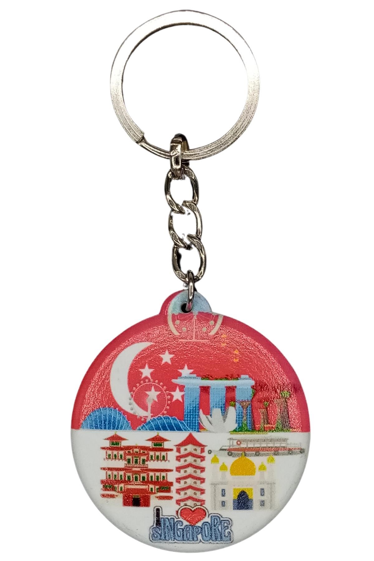 SingapurDünyadan HediyelerDNY-HD101115Keskin Hediyelik Eşya Ve TekstilSingapur Temalı Anahtarlık Kapak Açacak