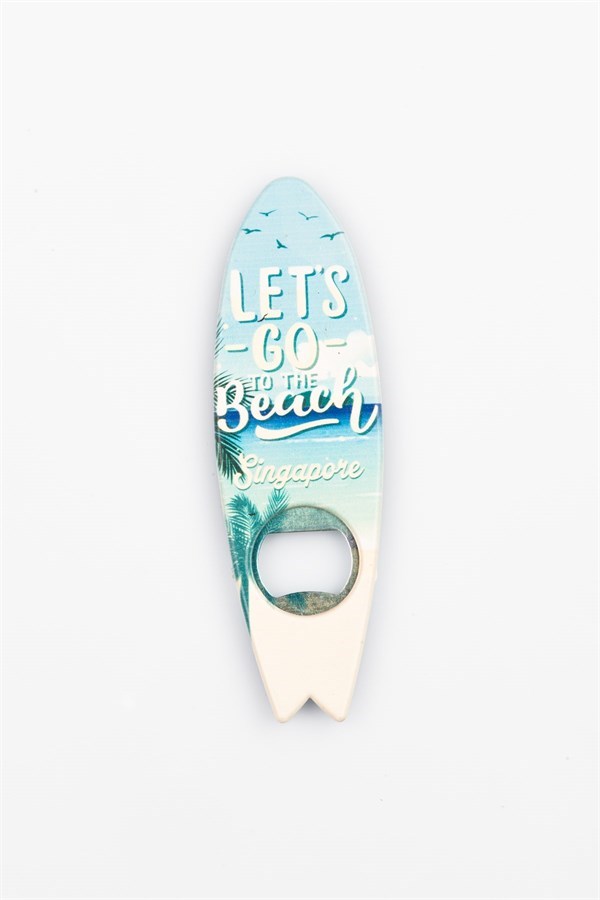 SingapurDünyadan HediyelerMGNTSRFACK-516233Keskin Hediyelik Eşya Ve TekstilSingapur Plaj Temalı Magnet Sörf Açacak