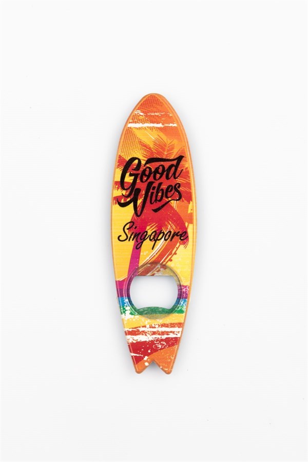 SingapurDünyadan HediyelerMGNTSRFACK-5161Keskin Hediyelik Eşya Ve TekstilSingapur Temalı Magnet Sörf Açacak