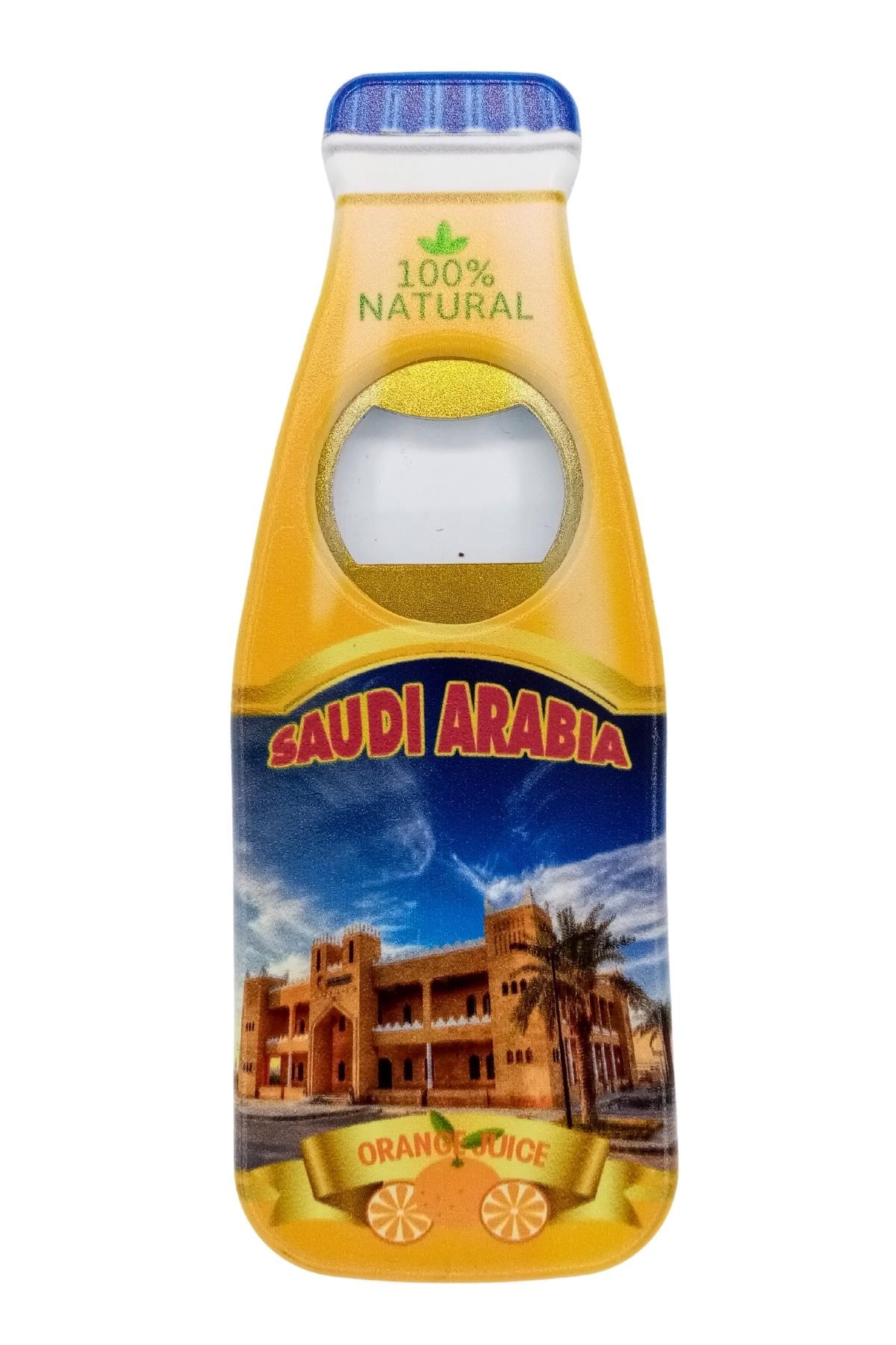 Suudi ArabistanDünyadan HediyelerDNY-HD101002Keskin Hediyelik Eşya Ve TekstilSuudi Arabistan Temalı Magnet Şişe Açacak