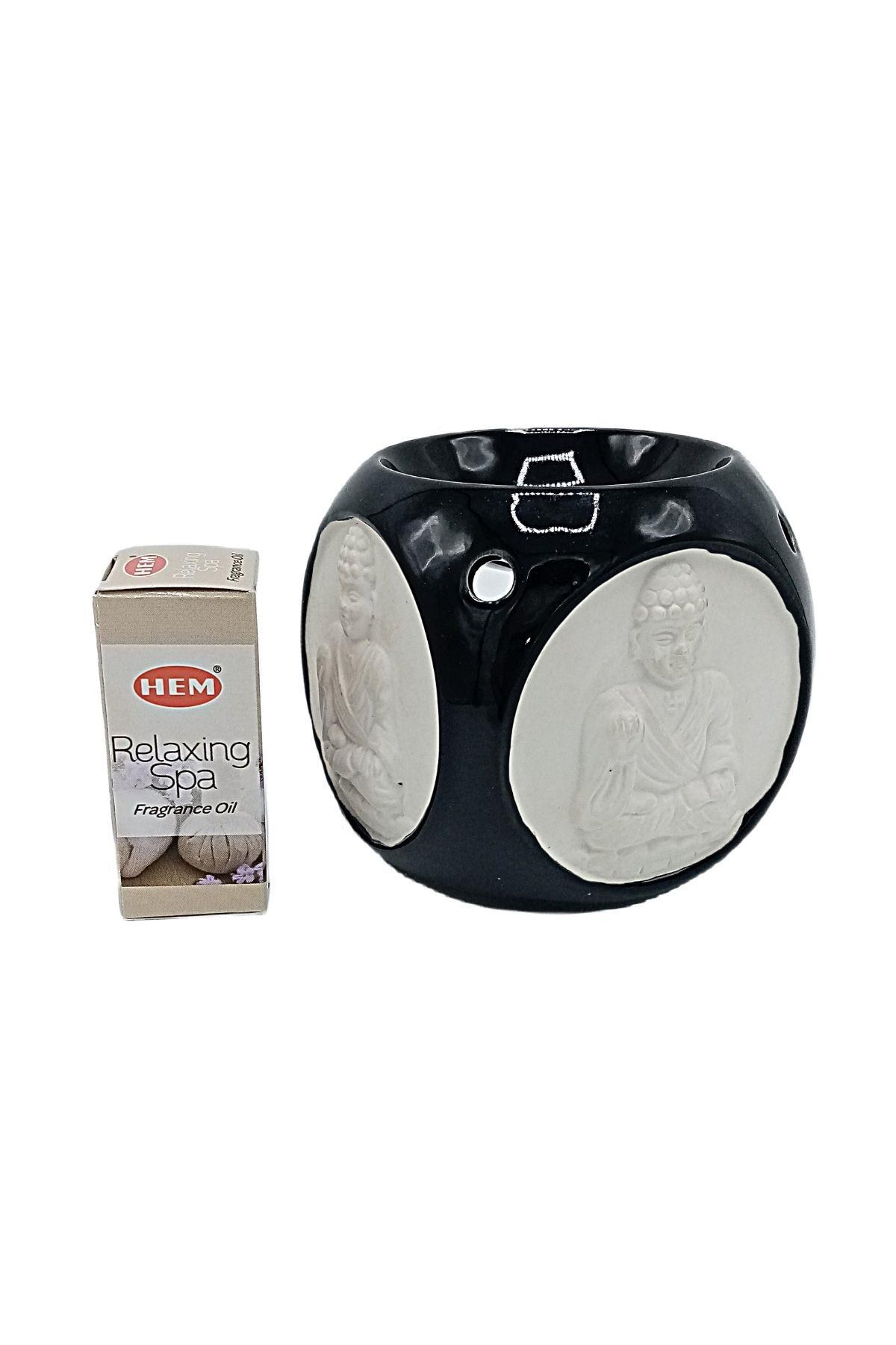 TaylandDünyadan HediyelerDNY-HD100328Keskin Hediyelik Eşya Ve TekstilSeramik Buhurdan Buda Hem Relaxing Spa Buhur Yağı Hediyeli