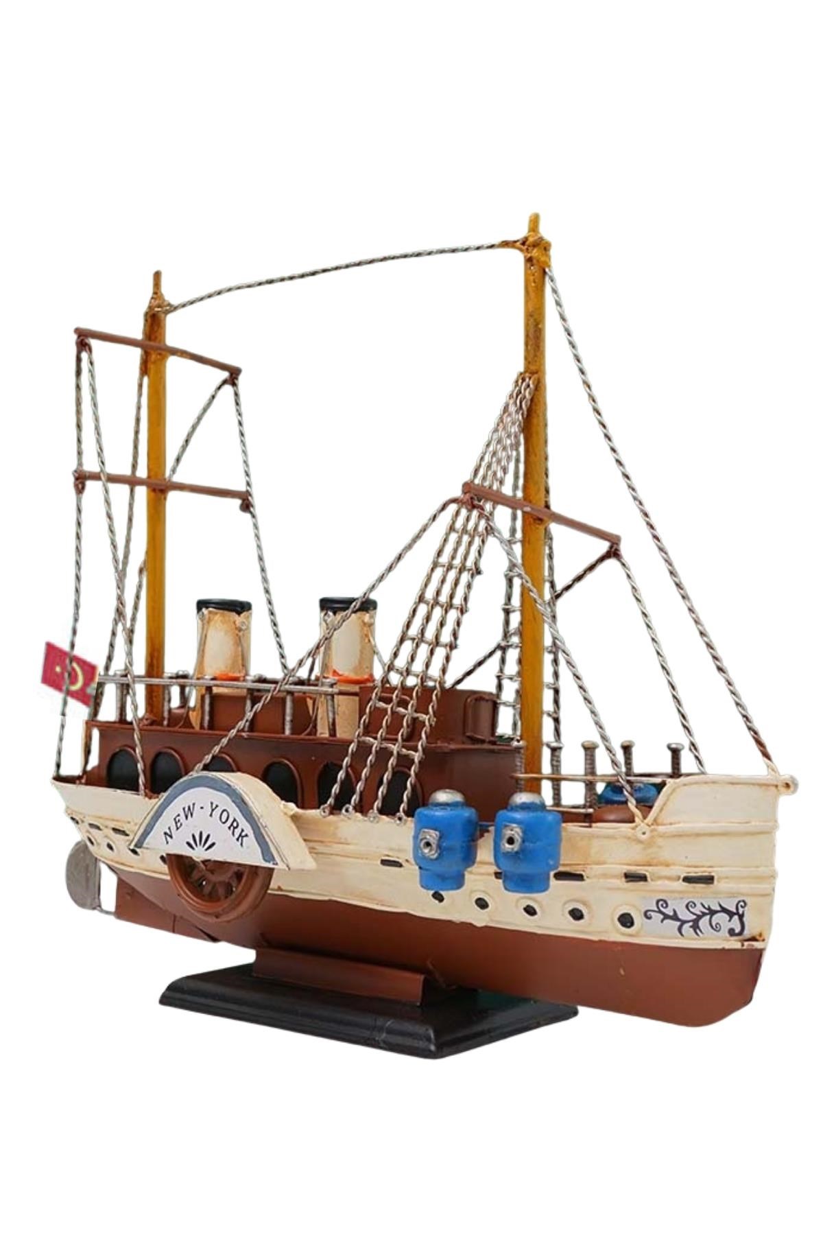 TürkiyeDünyadan HediyelerDNY-DH3304AKeskin Hediyelik Eşya Ve TekstilDekoratif Retro Metal Yolcu Gemisi Vintage 31cm No.3