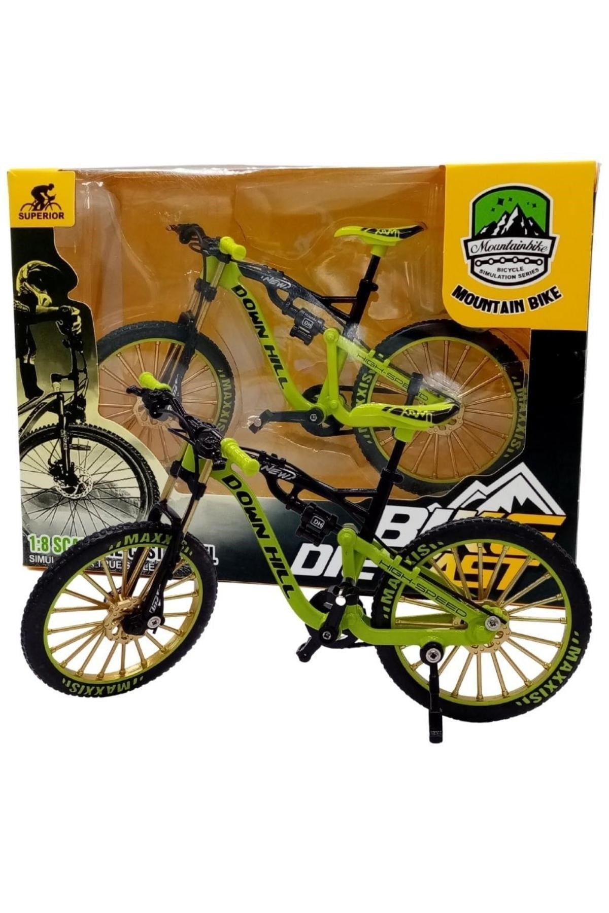TürkiyeDünyadan HediyelerDNY-HD100877Keskin Hediyelik Eşya Ve TekstilMetal Alaşım 1:8 Die Cast Model Dağ Bisikleti Down Hill Yeşil