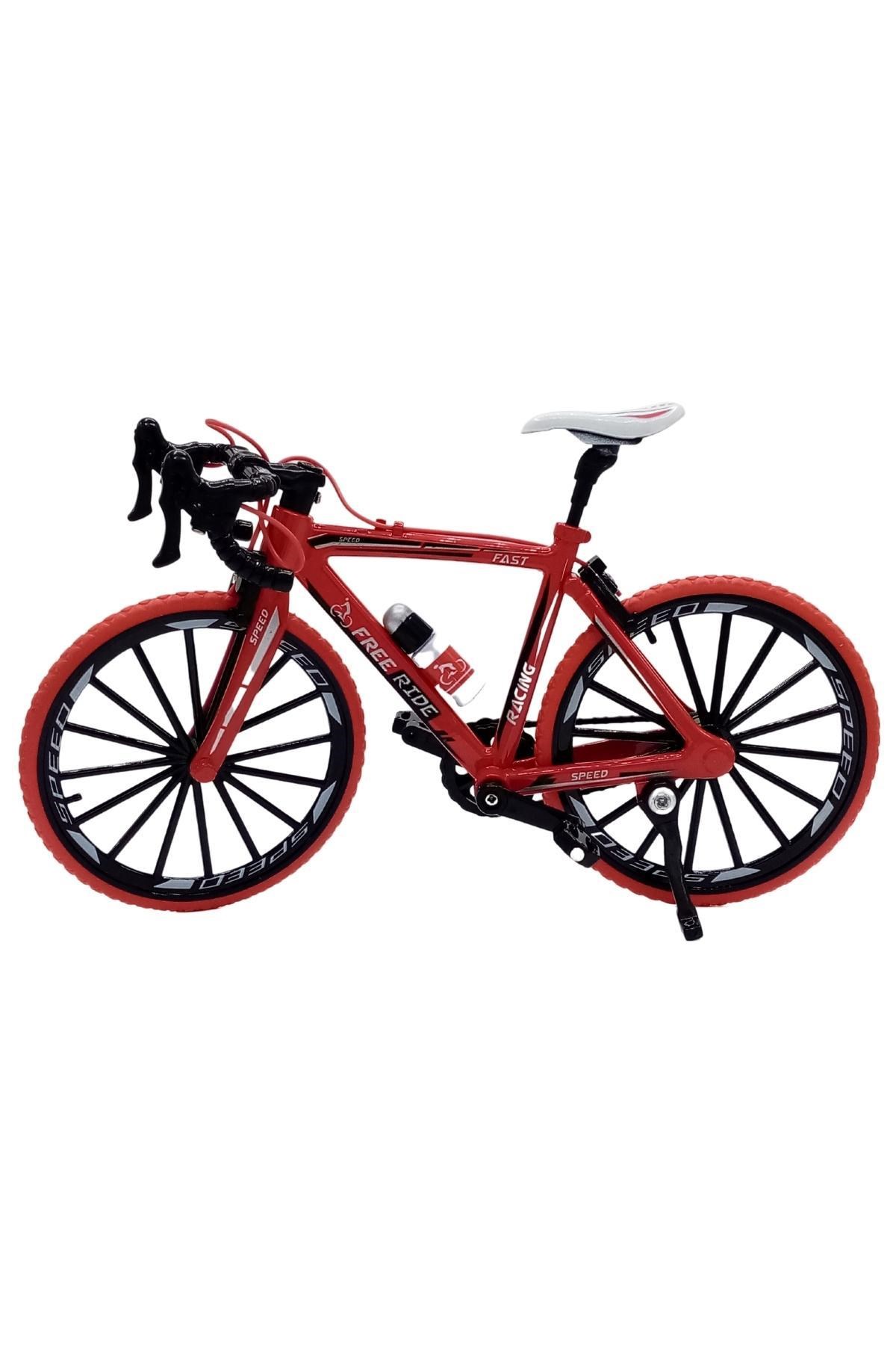 TürkiyeDünyadan HediyelerDNY-HD100879Keskin Hediyelik Eşya Ve TekstilMetal Alaşım 1:8 Die Cast Model Yarış Bisikleti Free Ride Kırmızı