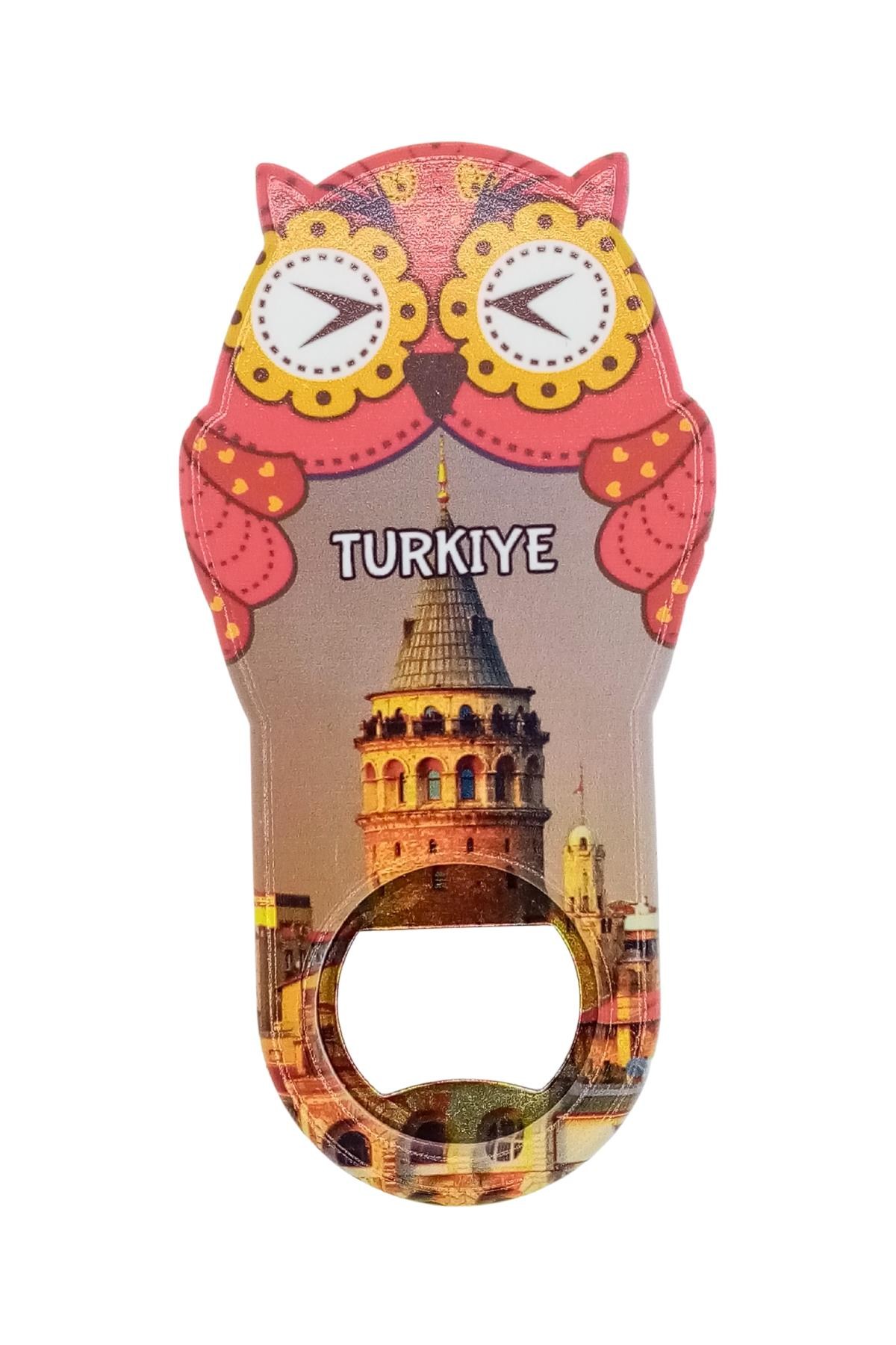 TürkiyeDünyadan HediyelerDNY-HD101053Keskin Hediyelik Eşya Ve TekstilTürkiye Temalı Baykuş Magnet Kapak Açacak