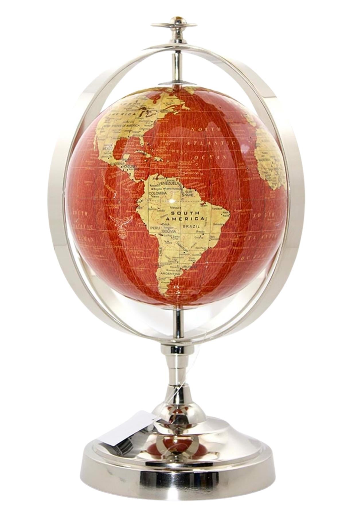 TürkiyeDünyadan HediyelerDNY-HD4111-BRKeskin Hediyelik Eşya Ve TekstilDekoratif Dünya Küre 34 cm 4111-BR