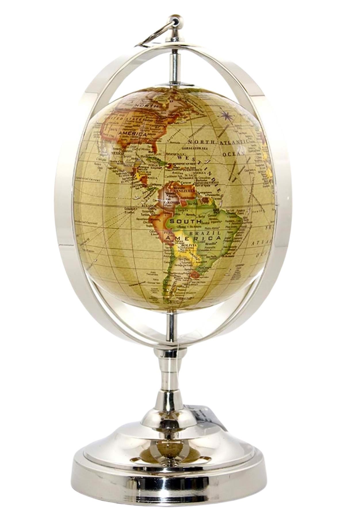 TürkiyeDünyadan HediyelerDNY-HD4111-PWKeskin Hediyelik Eşya Ve TekstilDekoratif Dünya Küre 34 cm 4111-PW