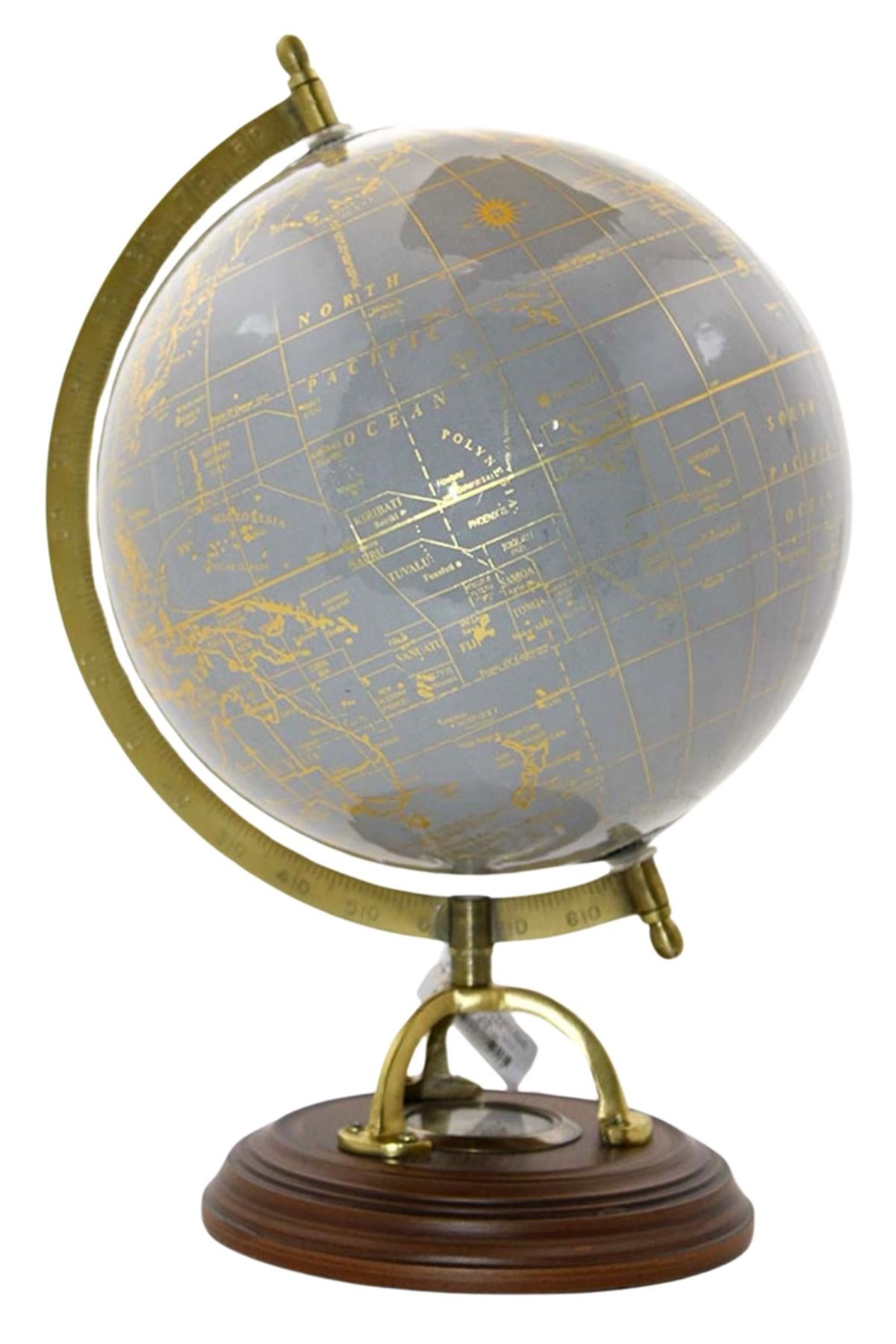 TürkiyeDünyadan HediyelerDNY-HD4138-GKeskin Hediyelik Eşya Ve TekstilDekoratif Dünya Küre Pusulalı 32 cm 4138-G