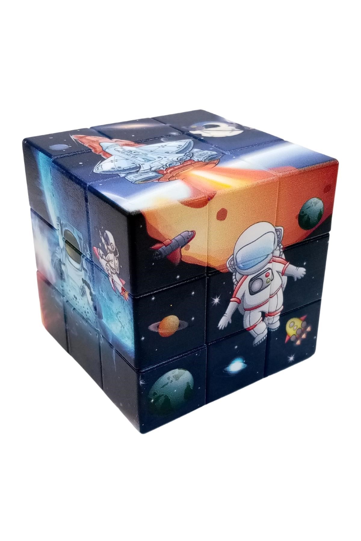 TürkiyeDünyadan HediyelerDNY-HDYCB8935Keskin Hediyelik Eşya Ve TekstilSihirli Küp Yapboz Uzay Temalı Magic Cube 5.5 x 5.5cm No.5