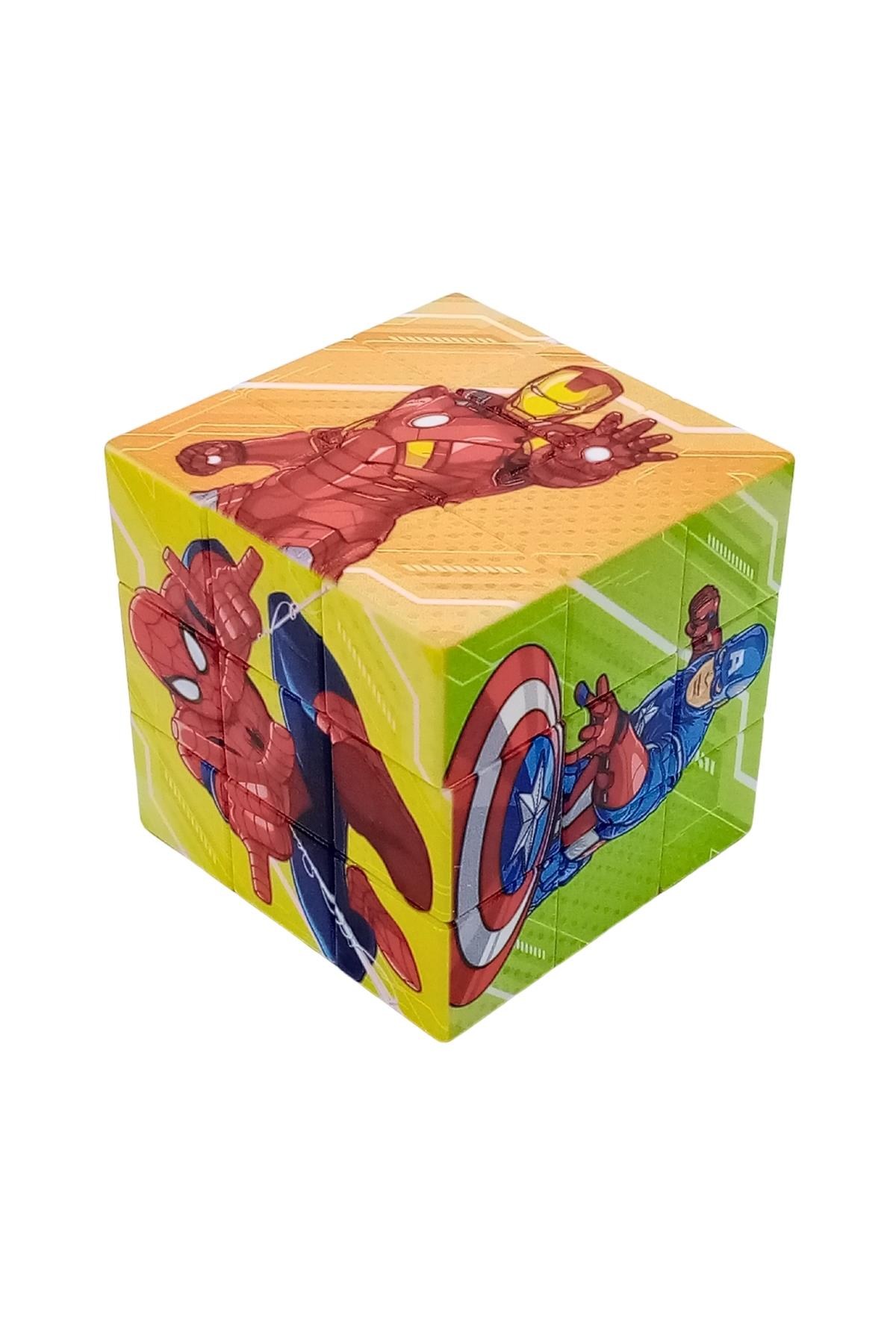 TürkiyeDünyadan HediyelerDNY-HDYCBALK2125Keskin Hediyelik Eşya Ve TekstilSihirli Küp Yapboz Süper Kahramanlı Magic Cube 5.5 x 5.5cm No.4