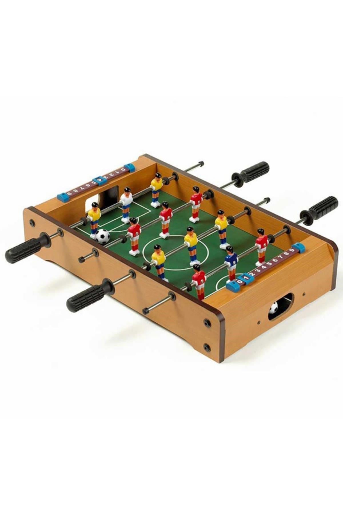 TürkiyeDünyadan HediyelerDNY-HDYKSKMSLNGRT50Keskin Hediyelik Eşya Ve TekstilAhşap Masa Üstü Futbol Langırt Oyunu 50cm