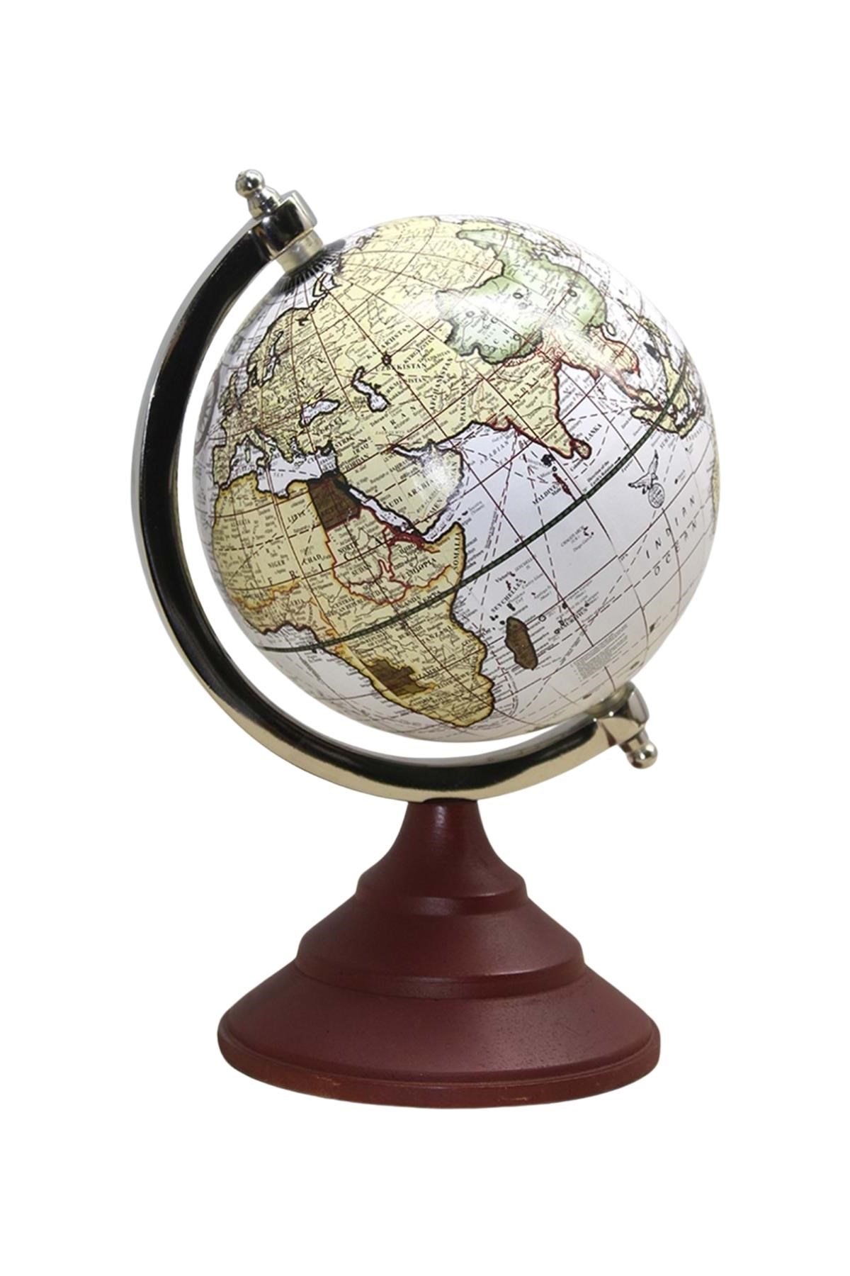 TürkiyeDünyadan HediyelerDNY-HDYSL339-CKeskin Hediyelik Eşya Ve TekstilDünya Küre Stantlı Dekoratif Döner World Globe SL339-C 26cm