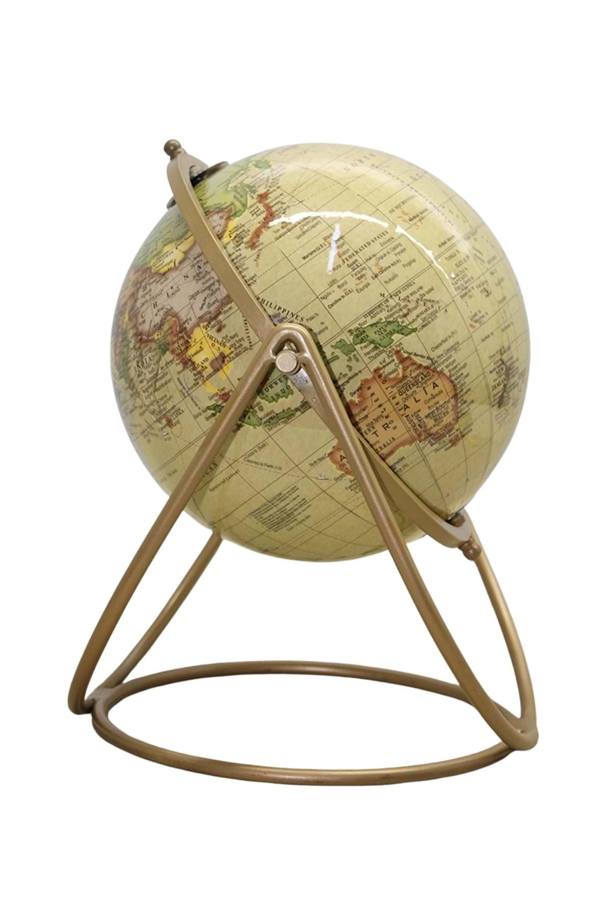 TürkiyeDünyadan HediyelerDNY-HDYSl586-CKeskin Hediyelik Eşya Ve TekstilDünya Küre Stantlı Dekoratif Döner World Globe Sl586-C 30cm