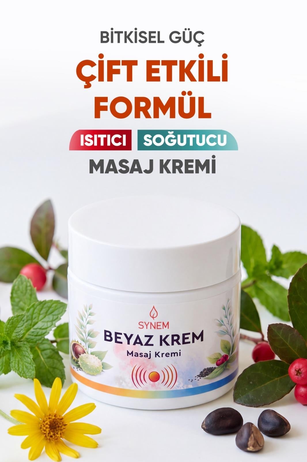 TürkiyeSynemDNY-SYNMAGR100MLKeskin Hediyelik Eşya Ve TekstilSynem Beyaz Krem Isıtıcı ve Soğutucu Çift Etkili Masaj Kremi Arnika At Kestanesi Kafur Nane 100 ml