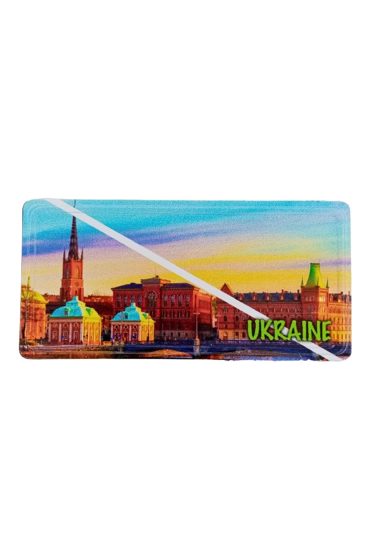 UkraynaDünyadan HediyelerDNY-HD101325Keskin Hediyelik Eşya Ve TekstilUkrayna Temalı Plaka Magnet