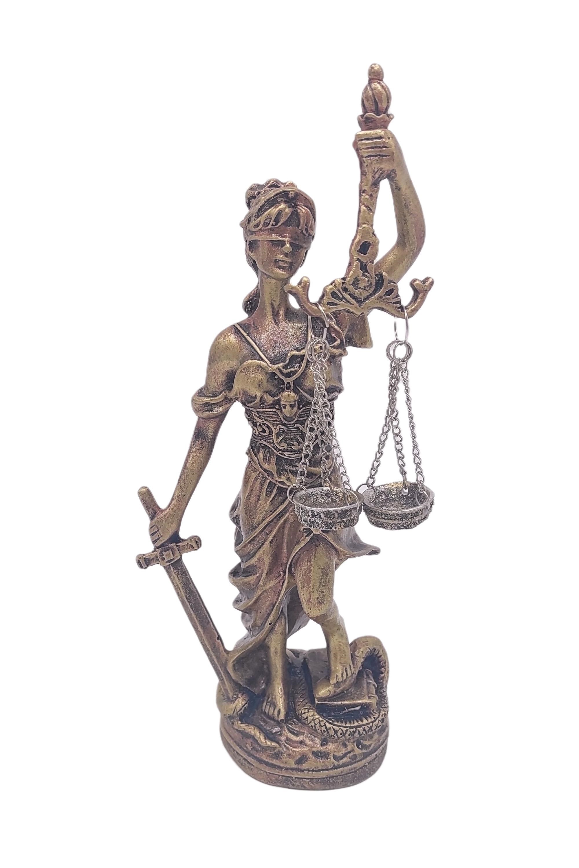 YunanistanDünyadan HediyelerDNY-HD100208Keskin Hediyelik Eşya Ve TekstilThemis Adalet Kadını Terazisi Biblo 24 Cm