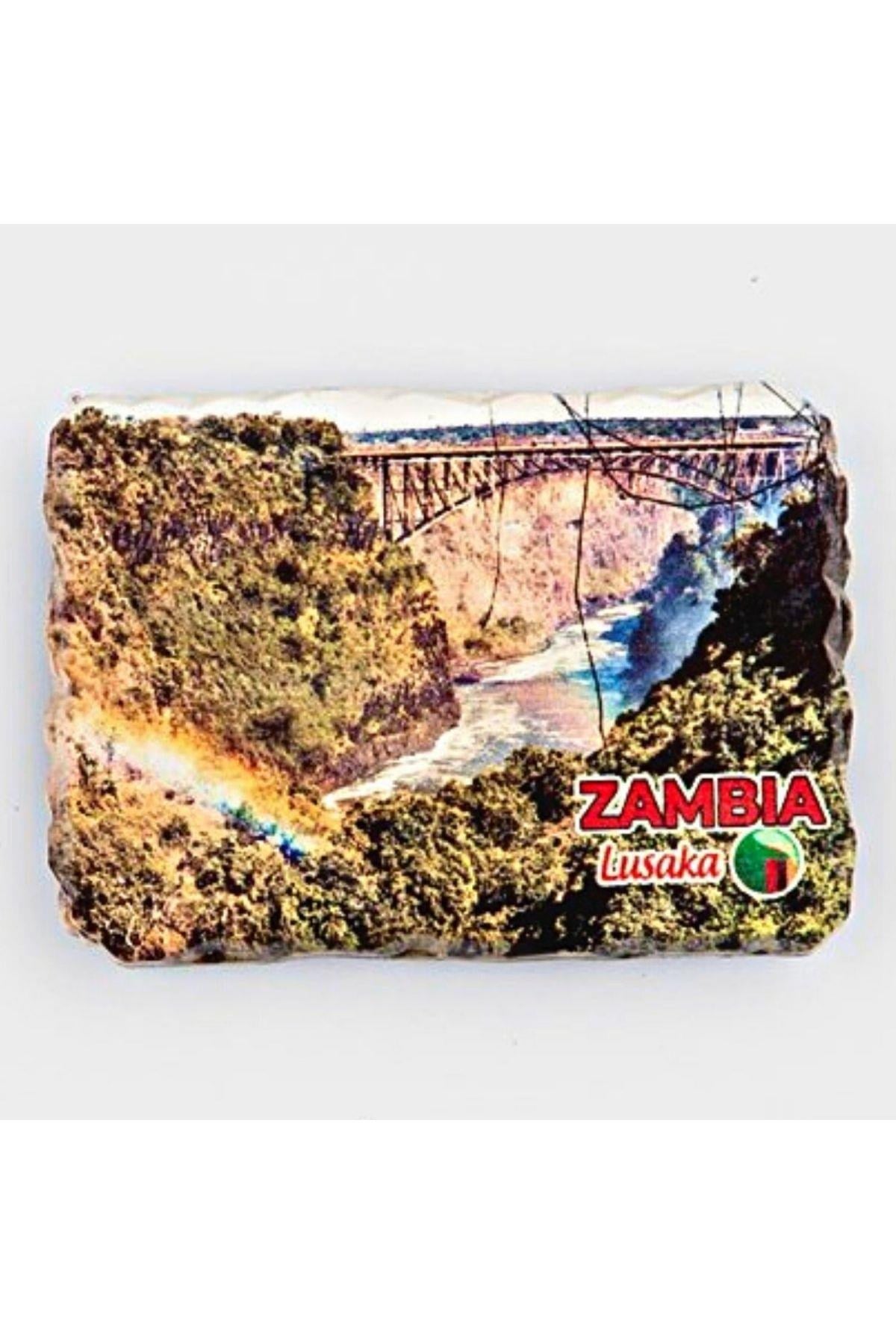 ZambiyaDünyadan HediyelerKRTSKRKMGNT-186Keskin Hediyelik Eşya Ve TekstilZambiya Lusaka Temalı Kırık Magnet