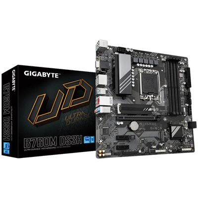 GIGABYTE B760M DS3H DDR4 HDMI DP PCIE 4.0 1700p mATX