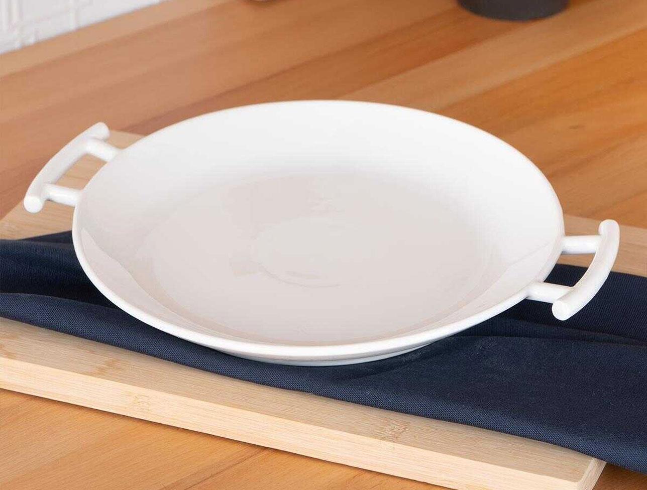 ACAR BİANCO PERLA YUVARLAK TABAK SCT-05380