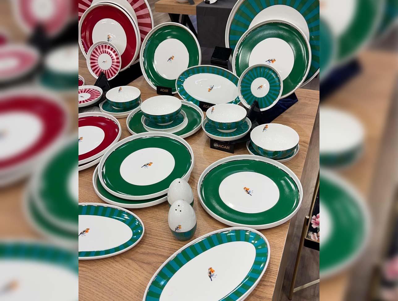 ACAR LUMİERE PORSELEN 23 PARÇA KAHVALT TAKIMI